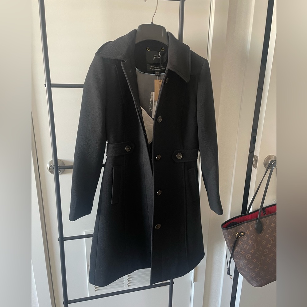 J crew lady day coat 00P Bnwt